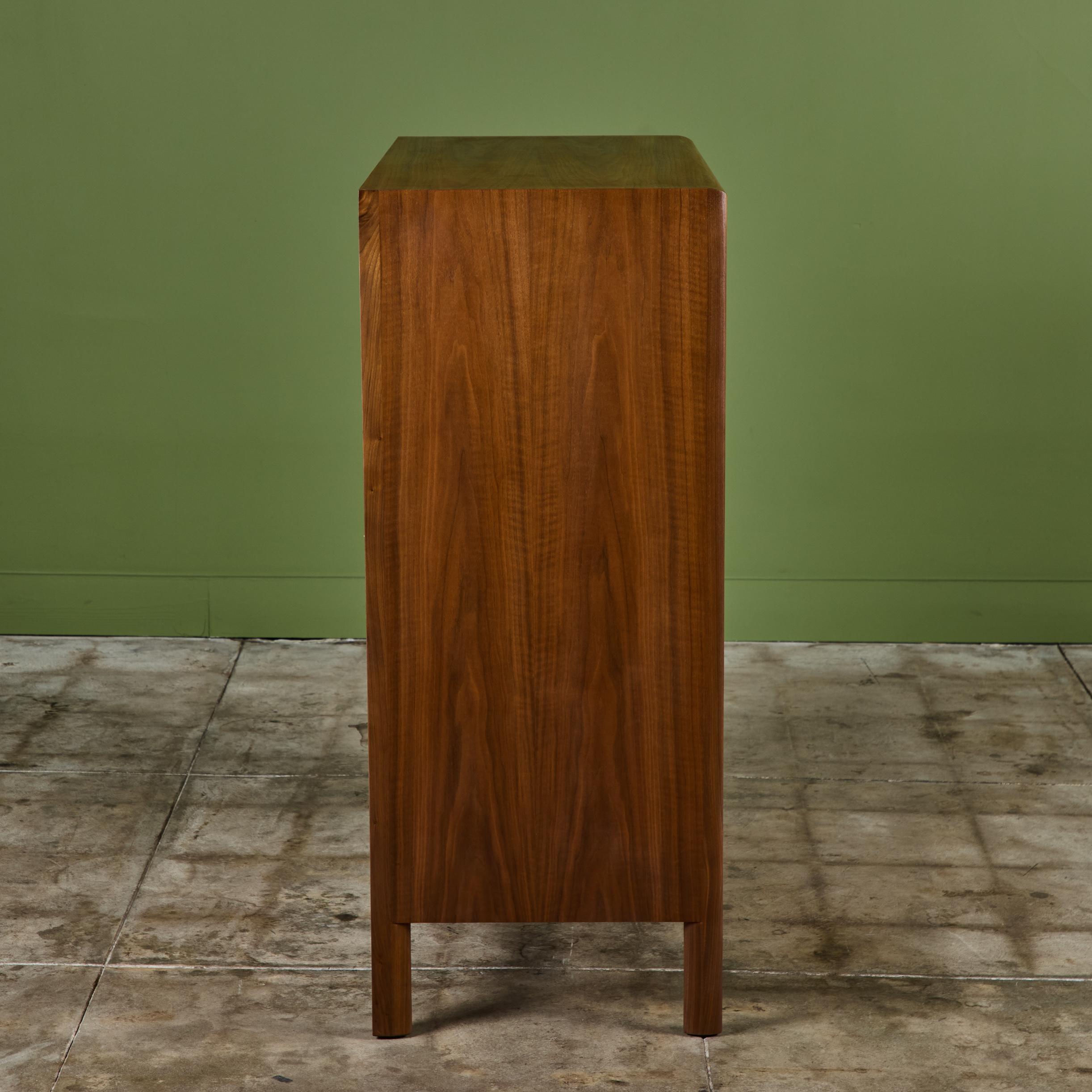 Acero Cassettone Edmond J. Spence Wave Highboy in vendita