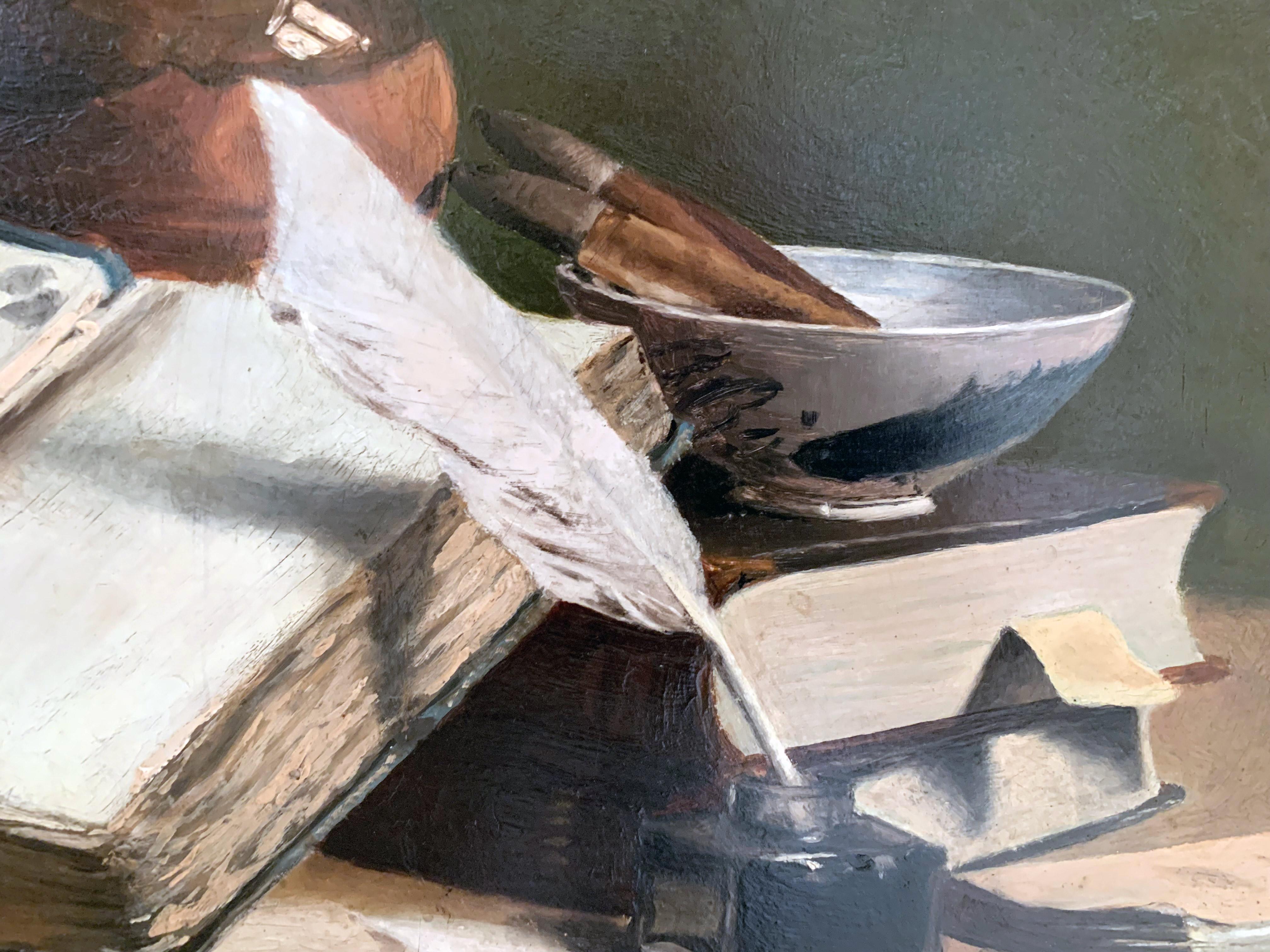 Livres Et Encrier Edmond Laloux XIXe/XXe en vente 3