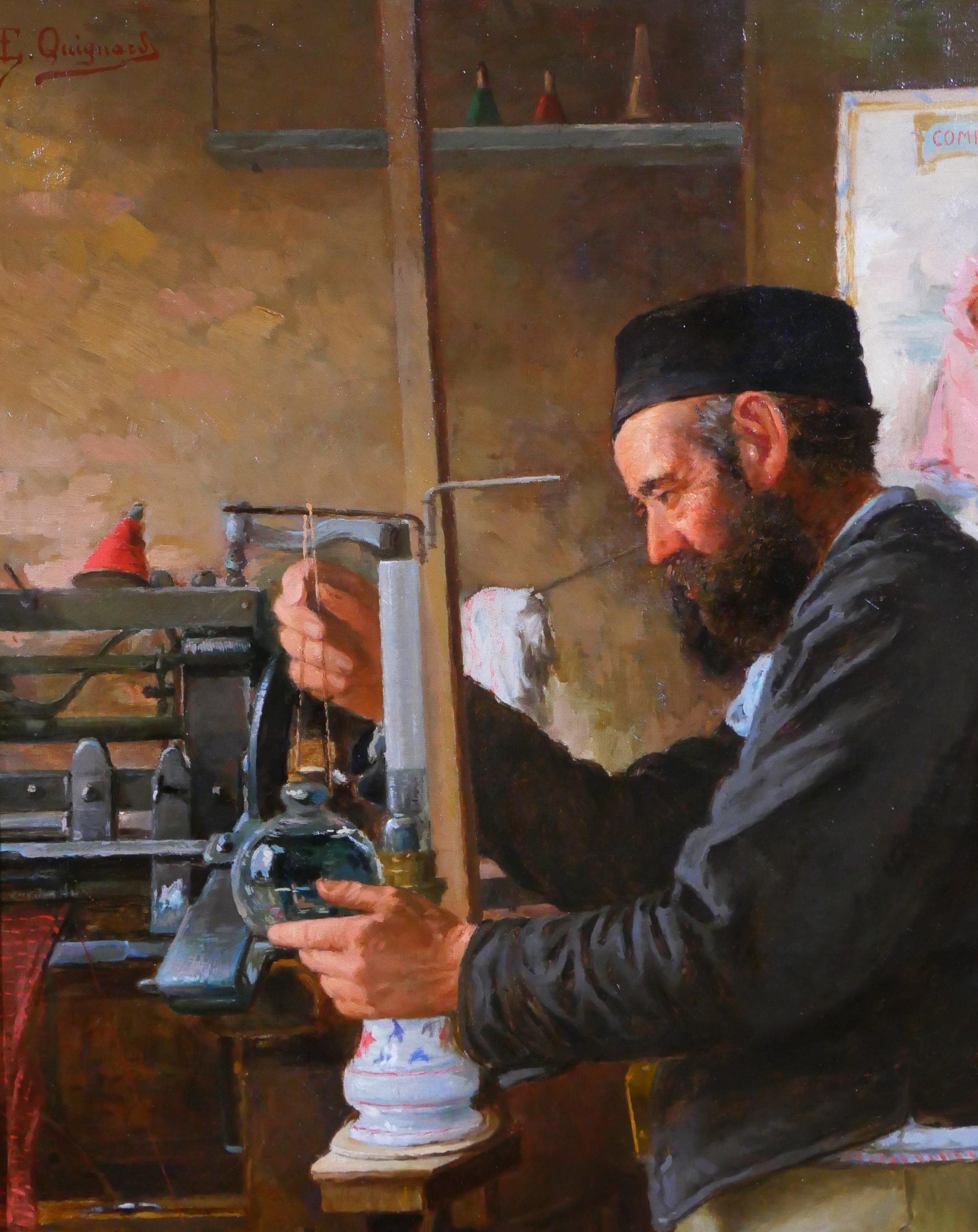 Weaver in his workshop For Sale 1
