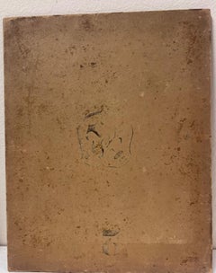 1930's French Impressionist Painting Bell Tower On Hill Top Landscape