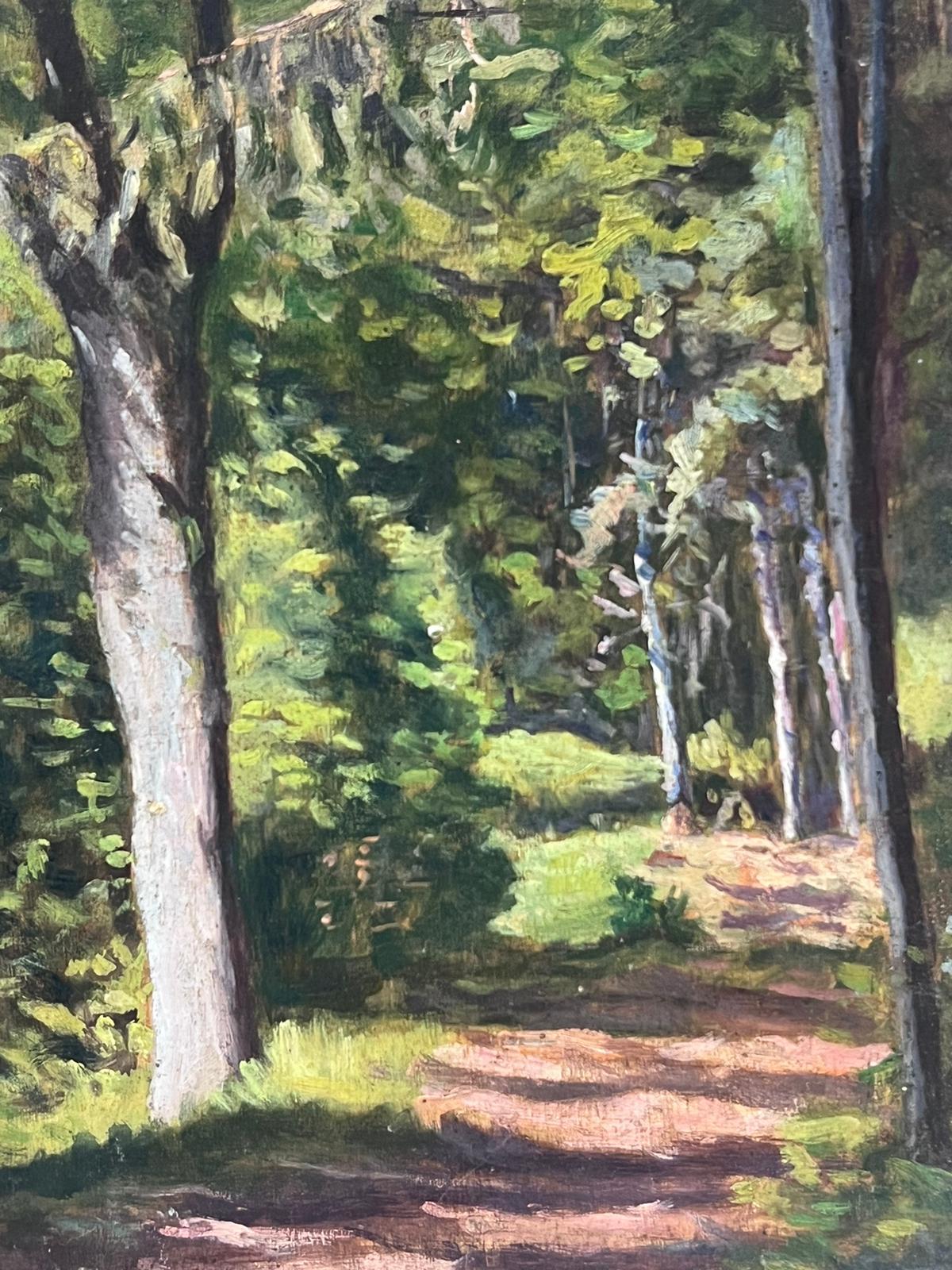 Paisaje rural francés
de Edmond Quinton (francés 1892-1969) *ver notas más abajo
pintura al óleo sobre tabla/panel, sin enmarcar
tamaño: 9,5 x 7,5 pulgadas
estado: en general bueno y sano, algunas marcas relacionadas con la edad y suciedad vieja,