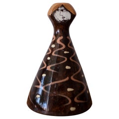 Vase en céramique Edmond Ronaky 1950s