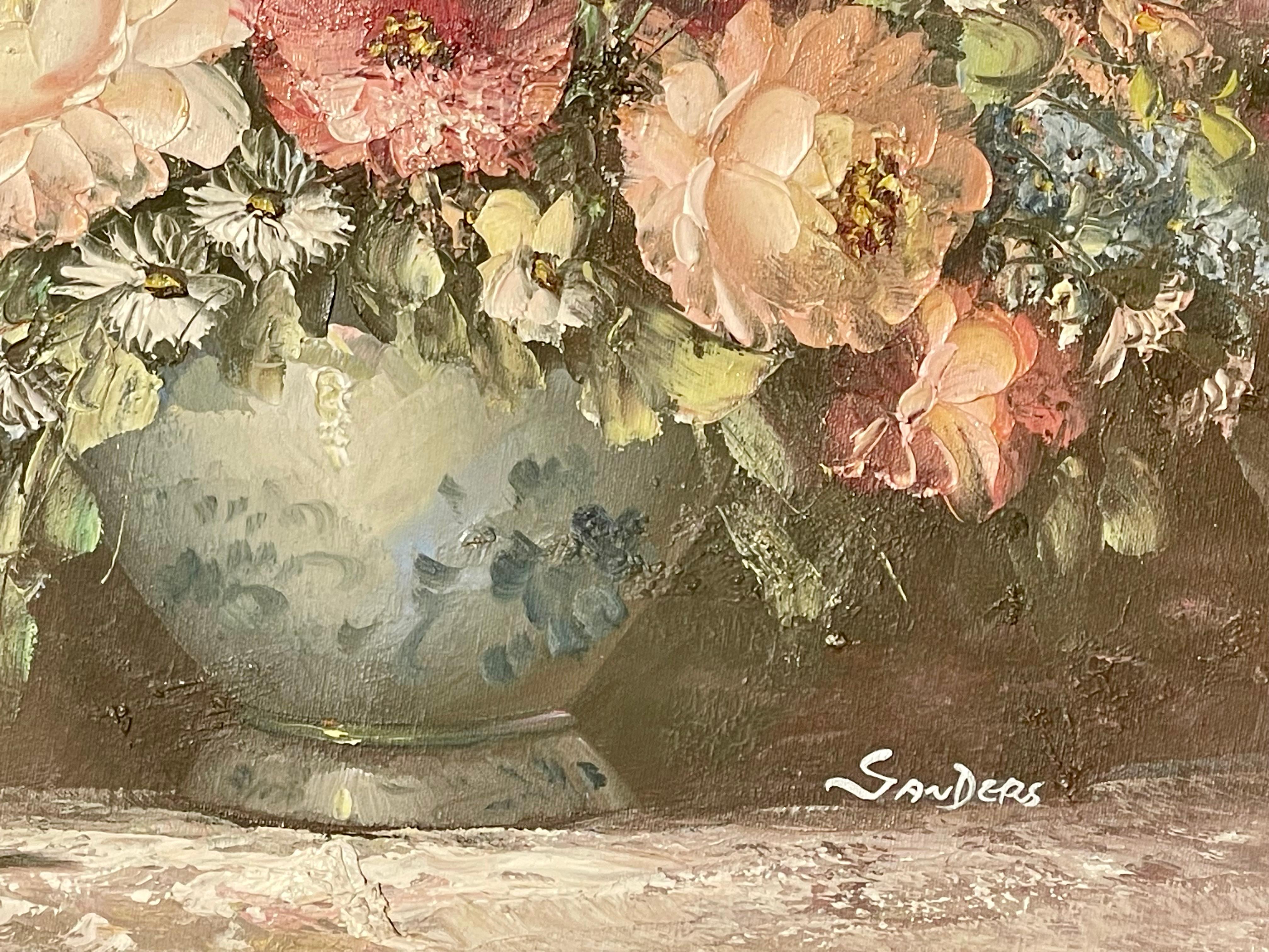 Edmond Sanders - Ramo De Flores siglo XX en venta