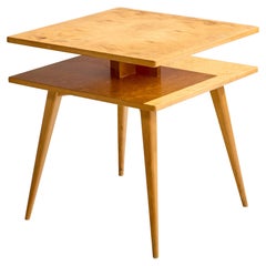 Edmond Spence Attribution, Side Table, Birch, Sweden, 1950s