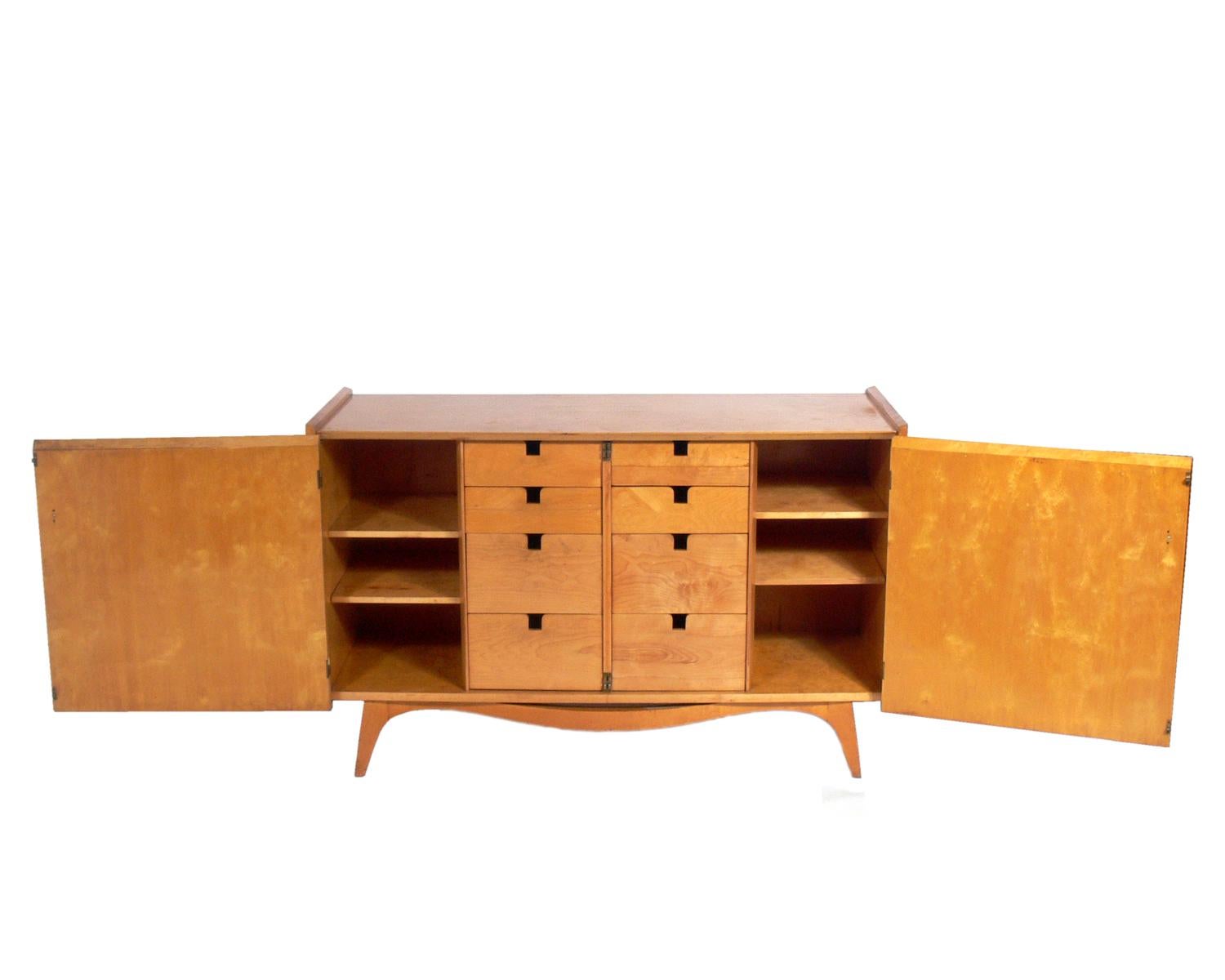 Mid-Century Modern Edmond Spence Inlaid Chest or Credenza