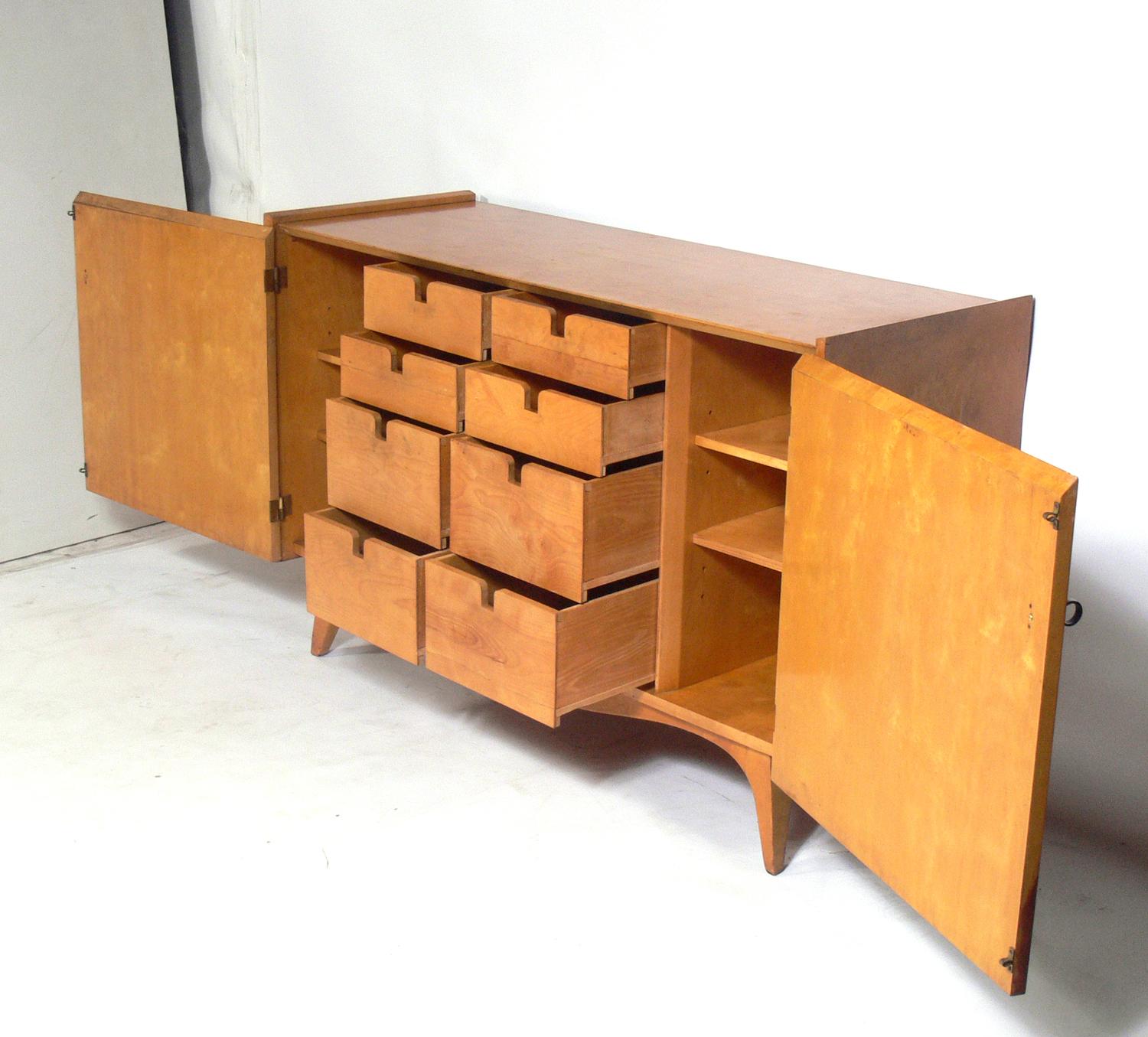 Edmond Spence Inlaid Chest or Credenza In Good Condition In Atlanta, GA