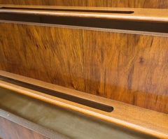 Edmond Spence Lacquered Walnut 6 Drawers Long Dresser Cabinet Credenza Mint!