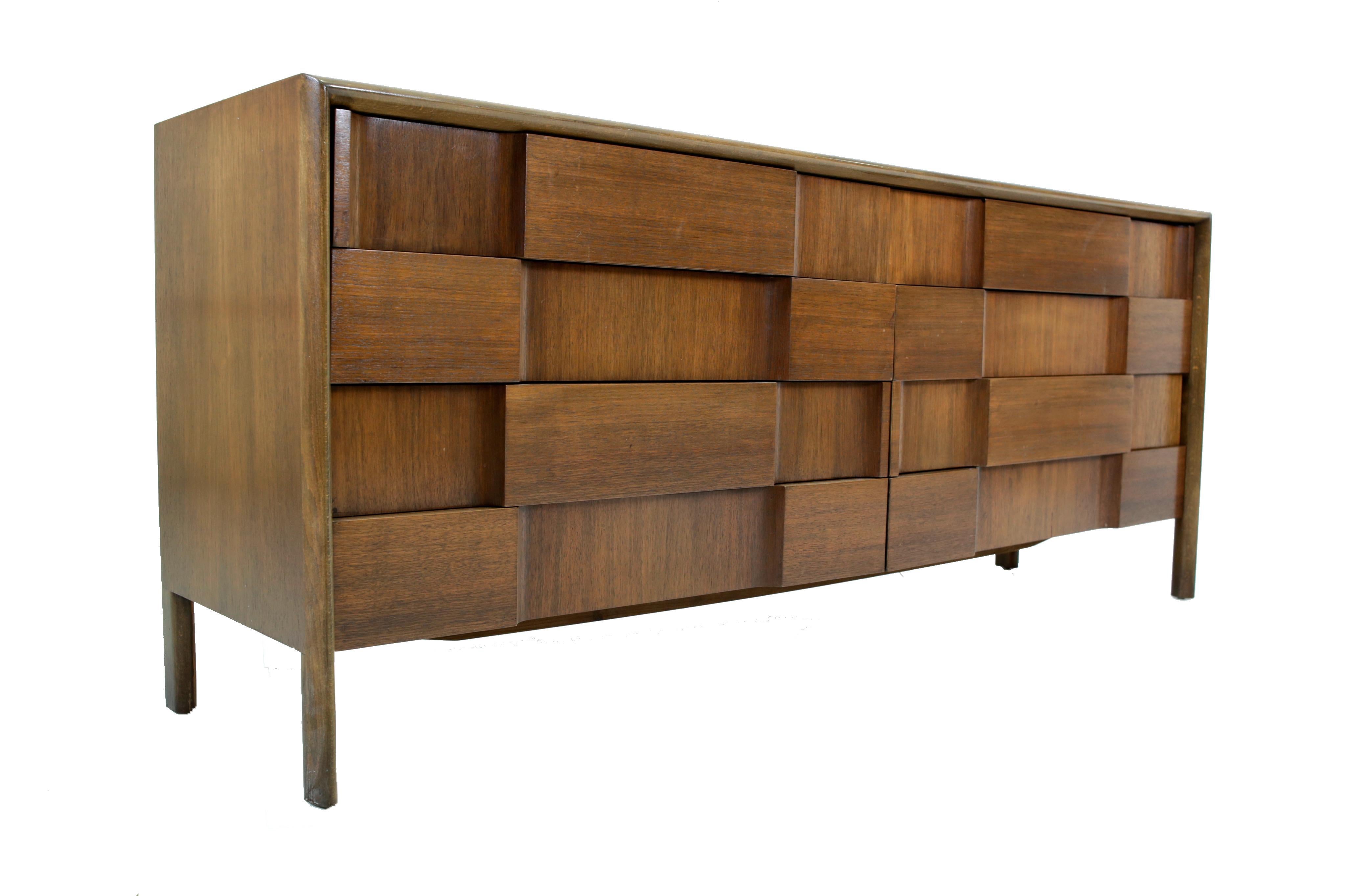 Long eight-drawer dresser by Edmond Spence. Made in Sweden.

Additional items available from this set.