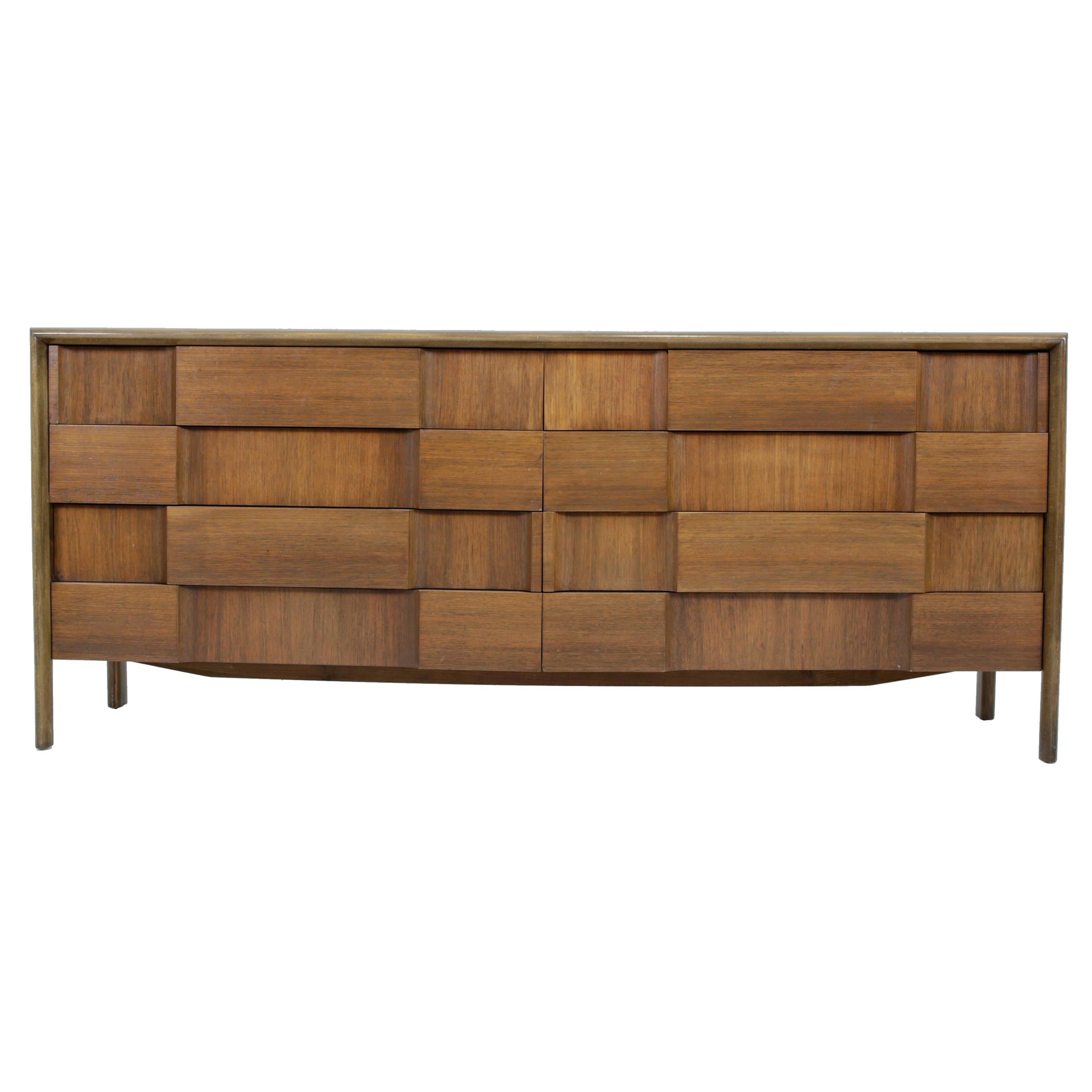 Edmond Spence Long Eight-Drawer Dresser, 1950s