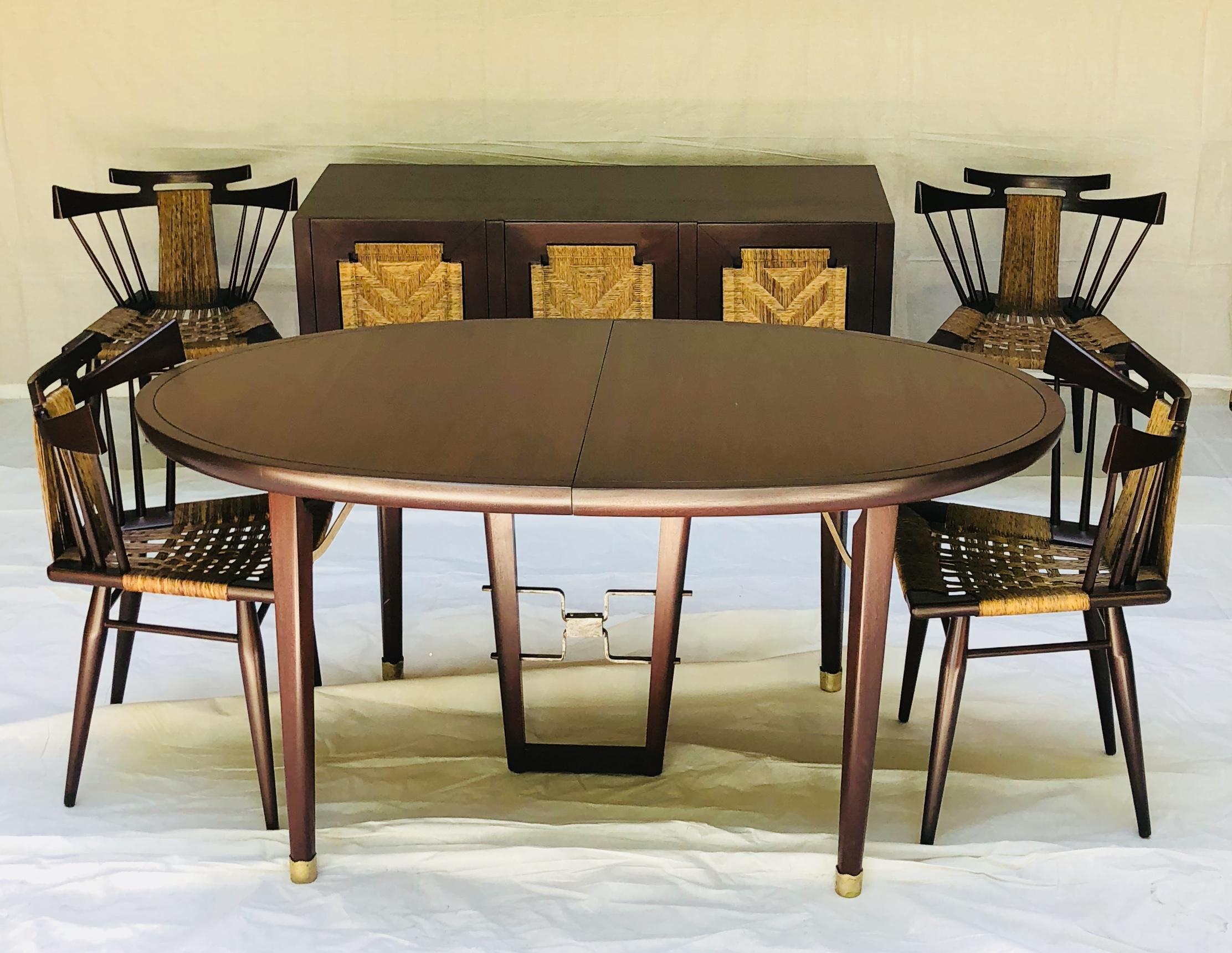 Edmond Spence Mahogany Dining Table Designed for Industria Mueblera, circa 1958 For Sale 3
