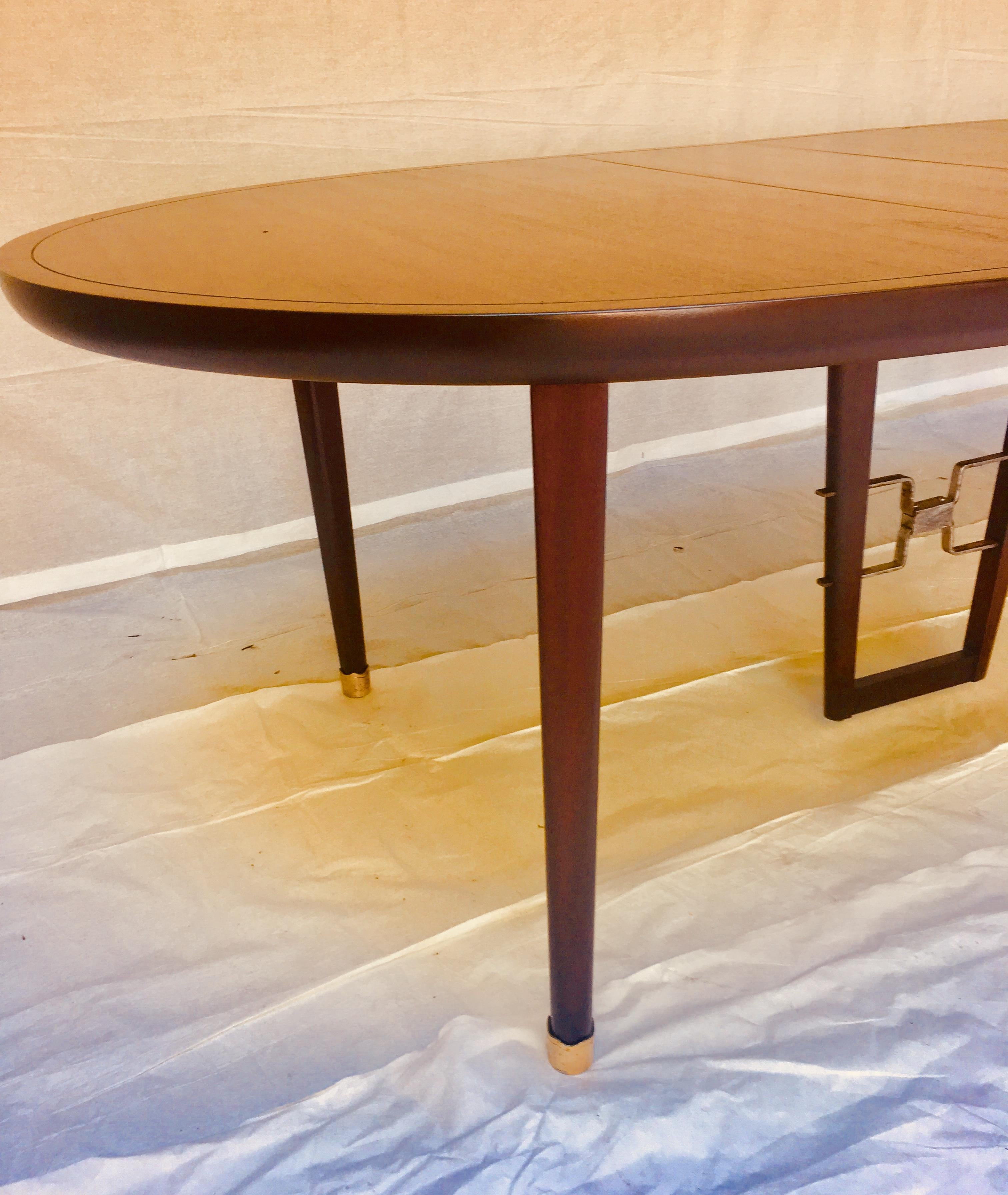 Mexican Edmond Spence Mahogany Dining Table Designed for Industria Mueblera, circa 1958 For Sale