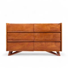 Edmond Spence Mid Century Birch Lowboy Dresser