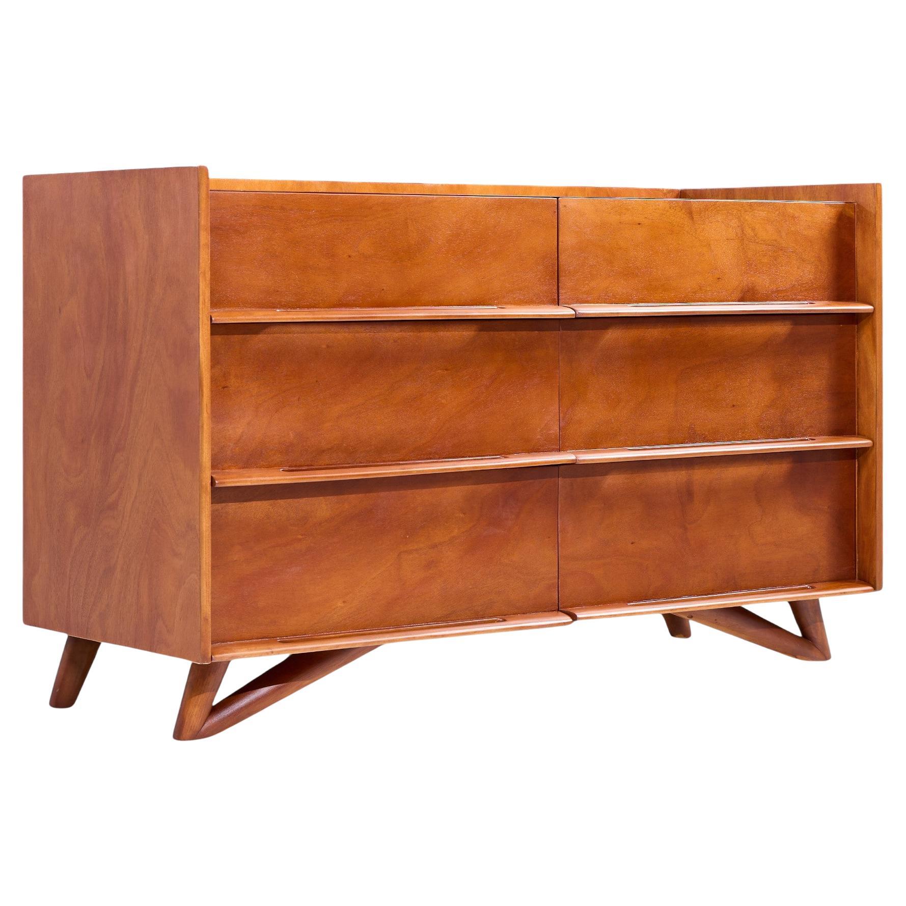Edmond Spence Mid Century Birch Lowboy Dresser