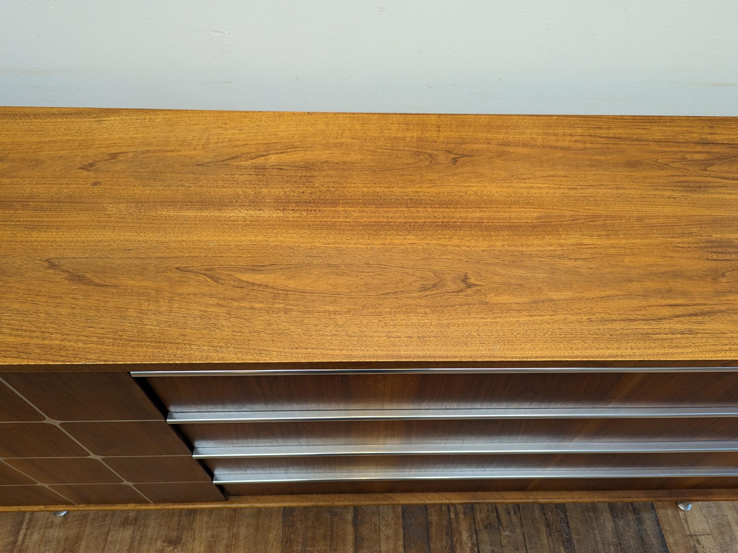 Edmond Spence Mid Century Credenza Sideboard with Inlay.   For Sale 1