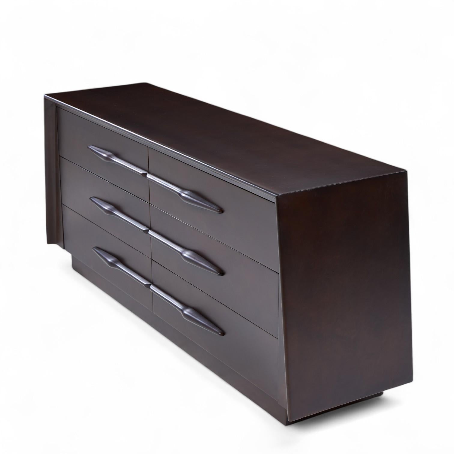 Acero Cassettone a 6 cassetti Edmond Spence Mid Century Maple in vendita