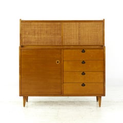 Edmond Spence Midcentury Maple Highboy Dresser