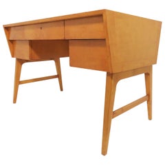Edmond Spence Mid-Century Modern Writing Desk, Made in Sweden, circa 1950s