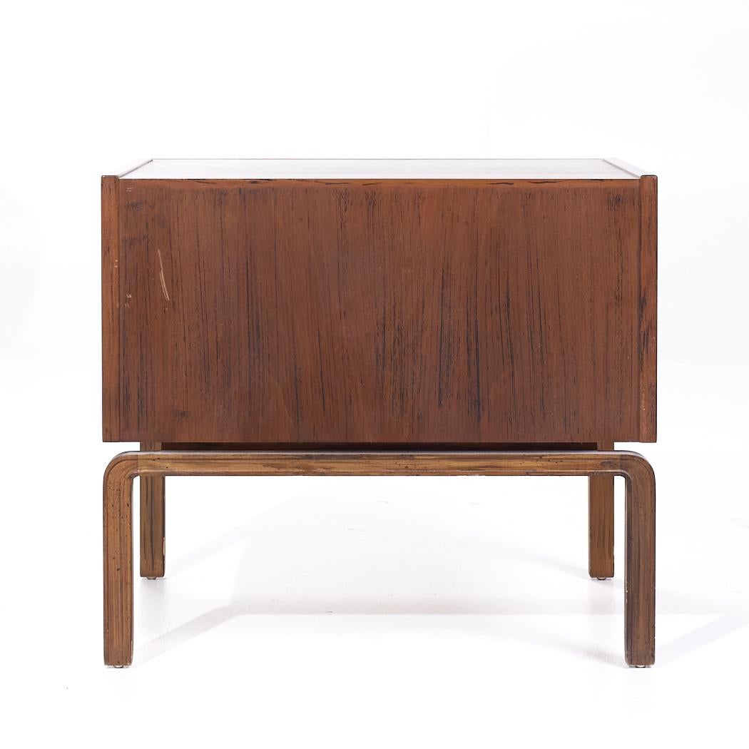 Late 20th Century Edmond Spence Mid Century Swedish Nightstand For Sale