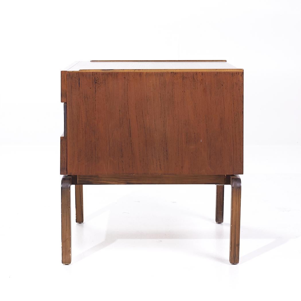 Wood Edmond Spence Mid Century Swedish Nightstand For Sale