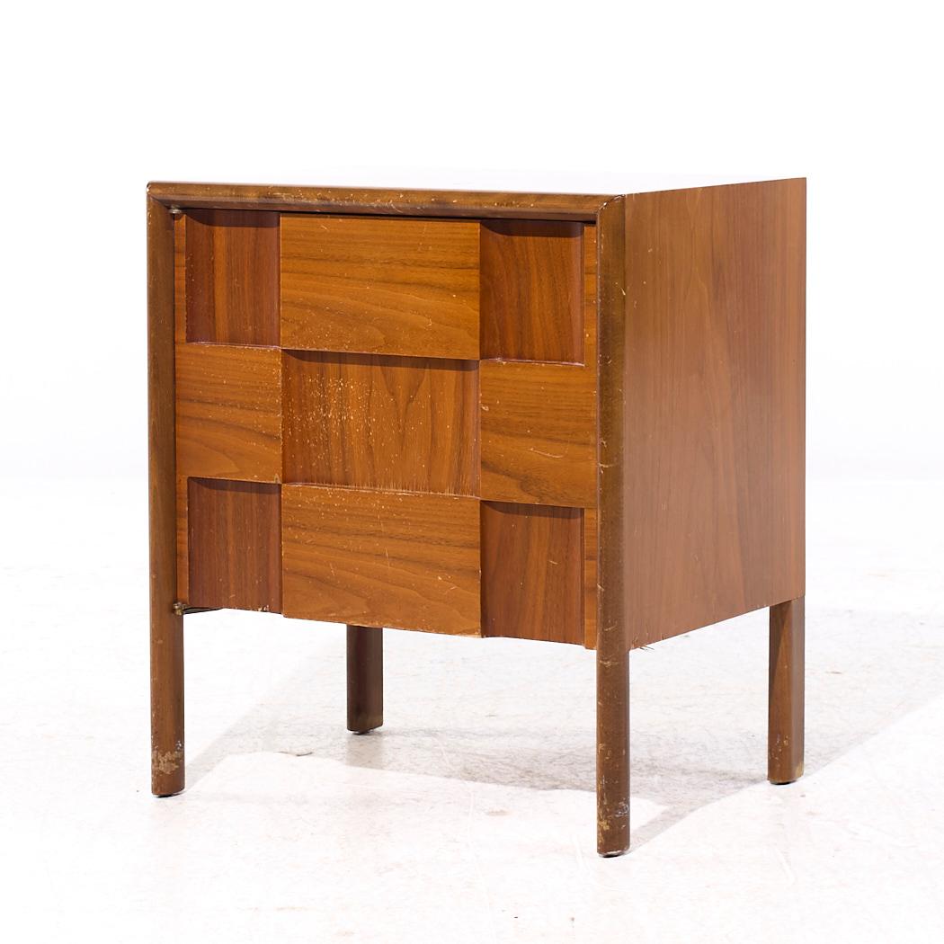 Mid-Century Modern Edmond Spence Mid Century Swedish Walnut Nightstand For Sale