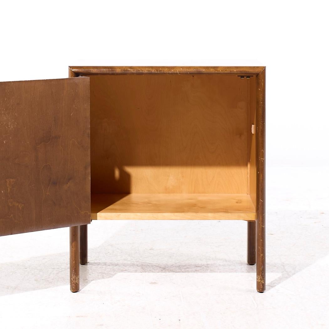 Edmond Spence Mid Century Swedish Walnut Nightstand For Sale 2