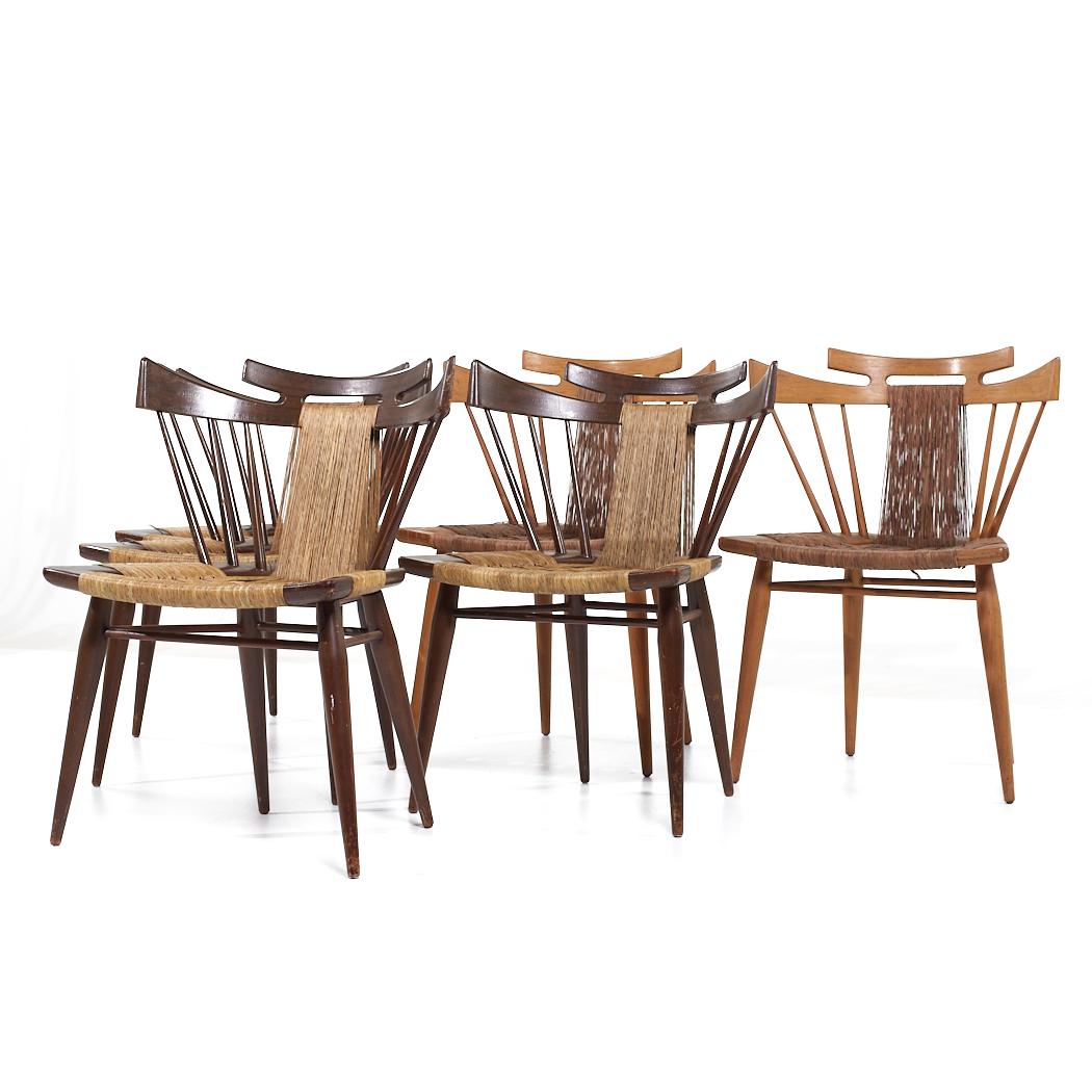 Mid-Century Modern Edmond Spence Mid Century Yucatan Chairs - Set of 6 For Sale