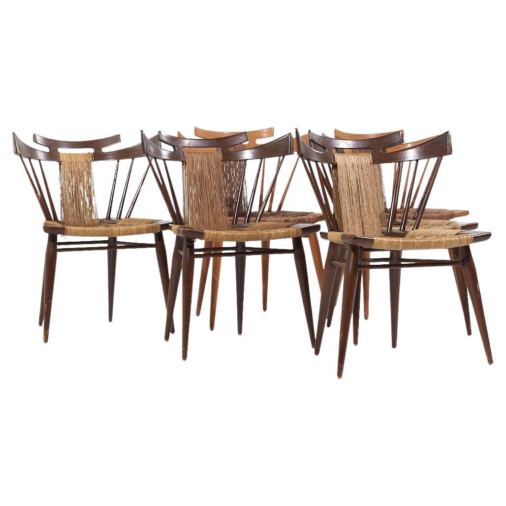 Edmond Spence Mid Century Yucatan Chairs - Set of 6 For Sale