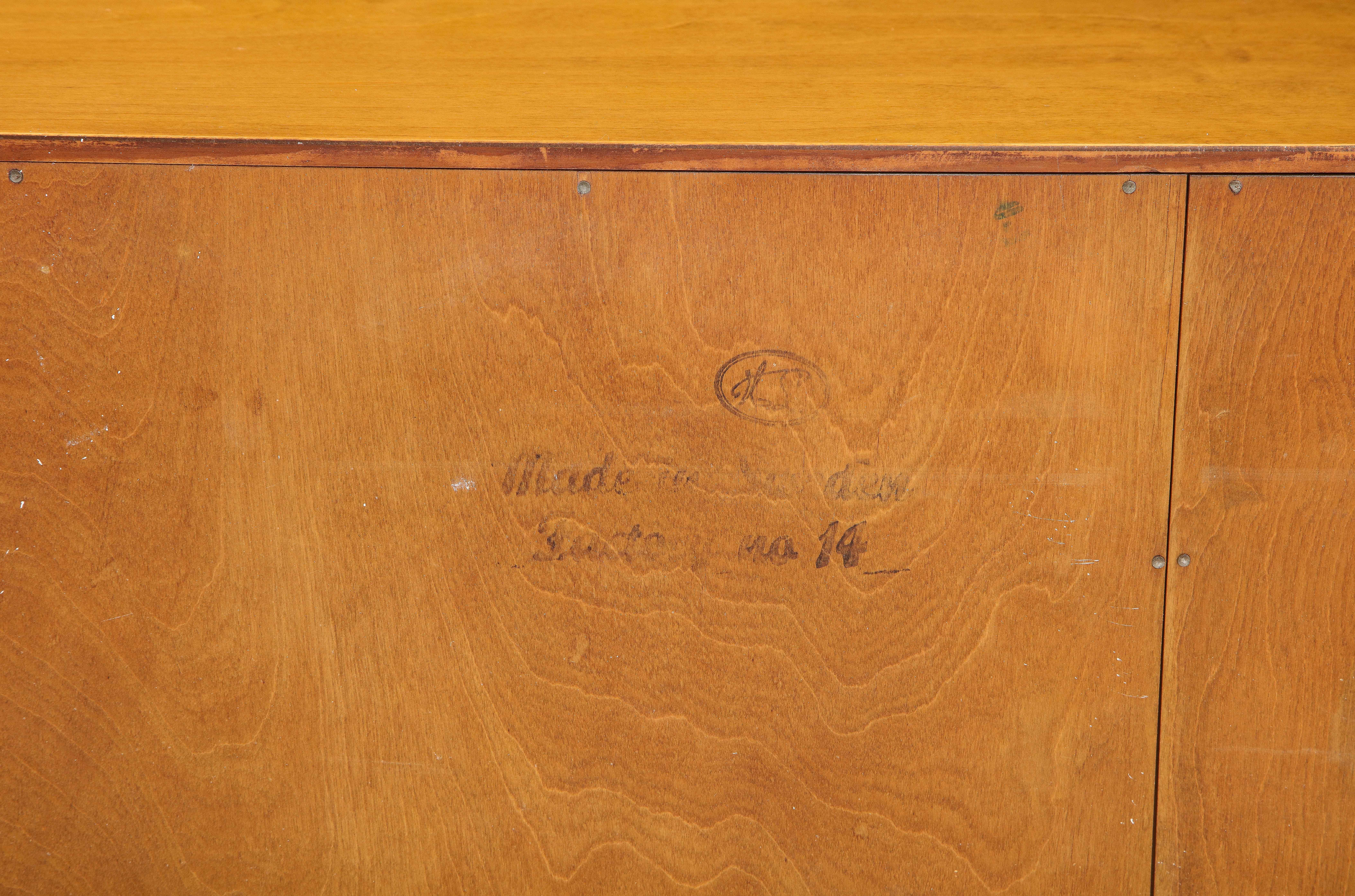 Edmond J. Spence, Scandinavian Modern Birch Dresser For Sale 6
