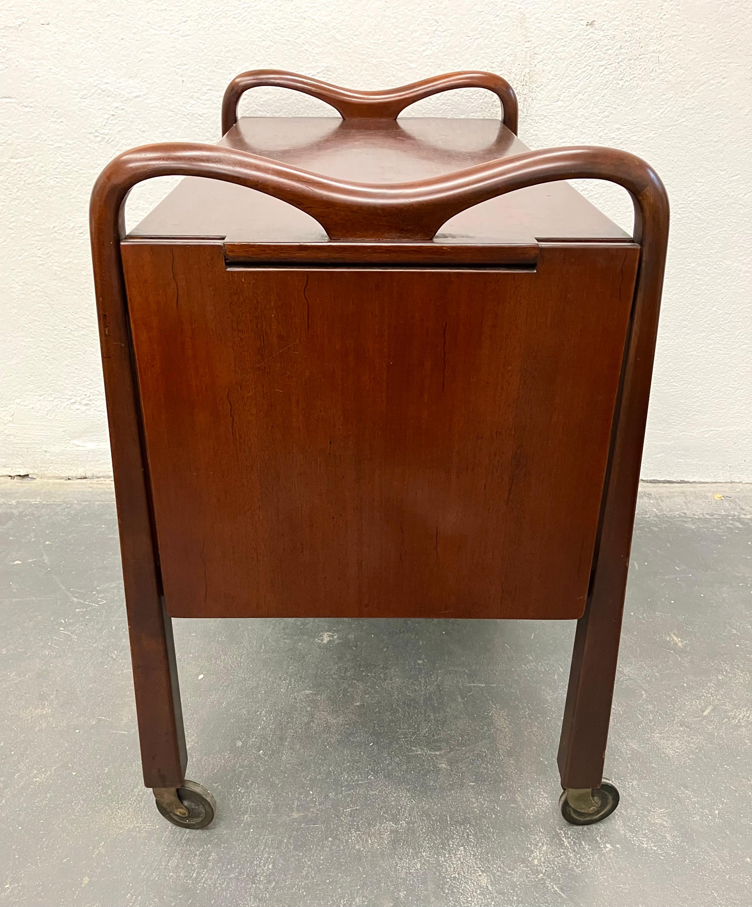 Edmond Spence Serving Cart for Industria Meublera 1