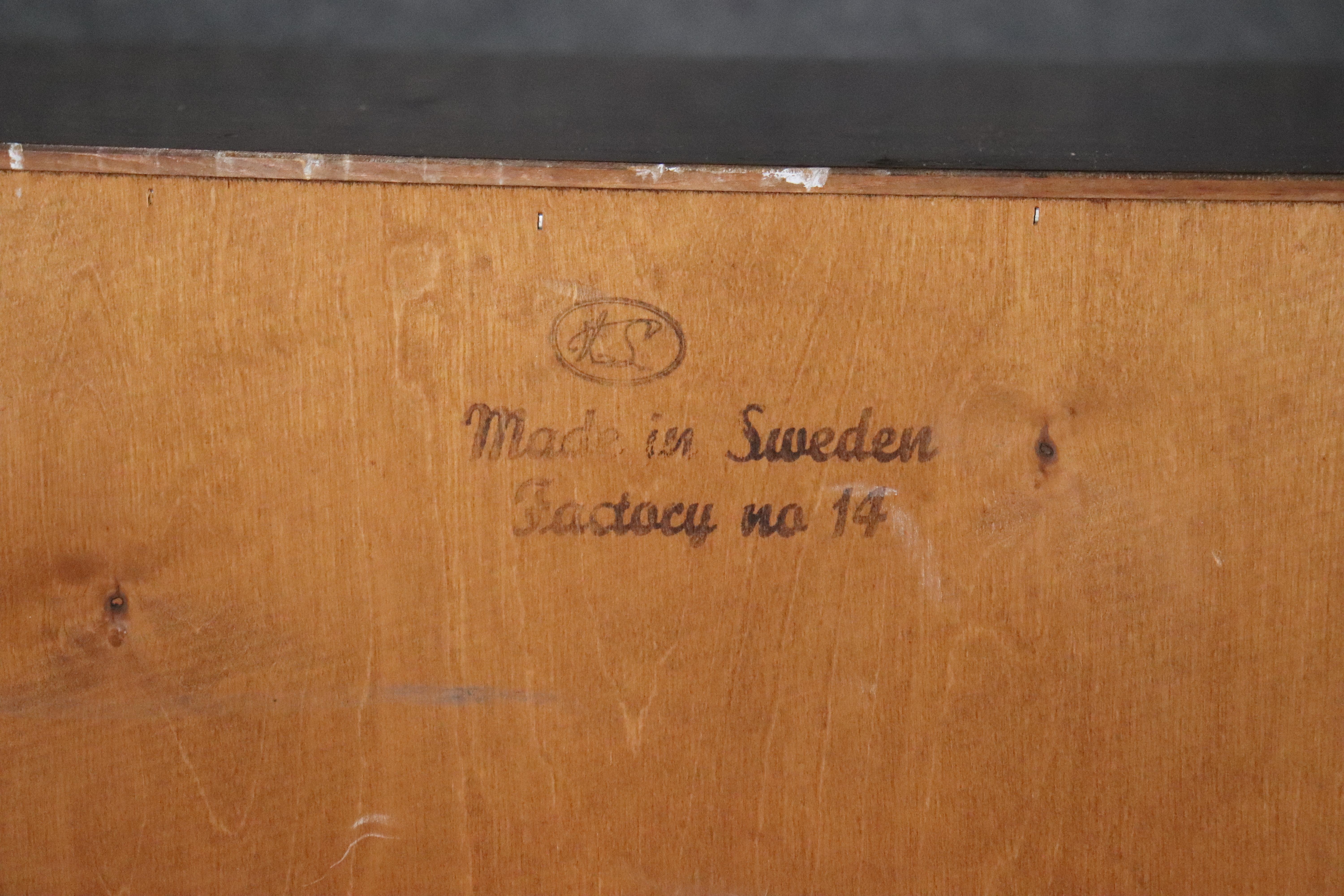 Edmond Spence Set (headboard, chest, dresser, tables) For Sale 1