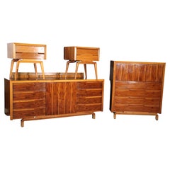 Edmond Spence Set (headboard, chest, dresser, tables)