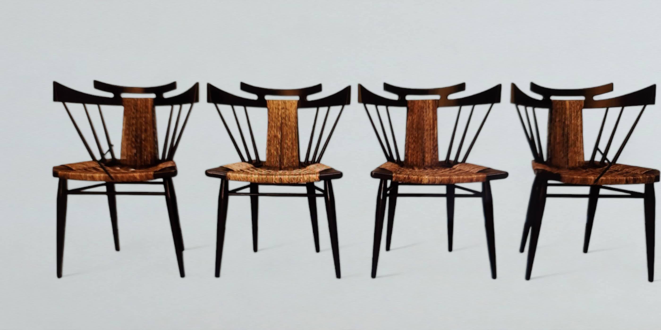 Edmond Spence Six Piece Mahogany Dinning Set for Industria Mueblera, S.A. 1950s  In Good Condition For Sale In Camden, ME