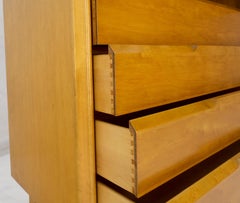 Edmond Spence Swedish Blond High Boy Gentleman's Chest Dresser 4 Drawers MINT!