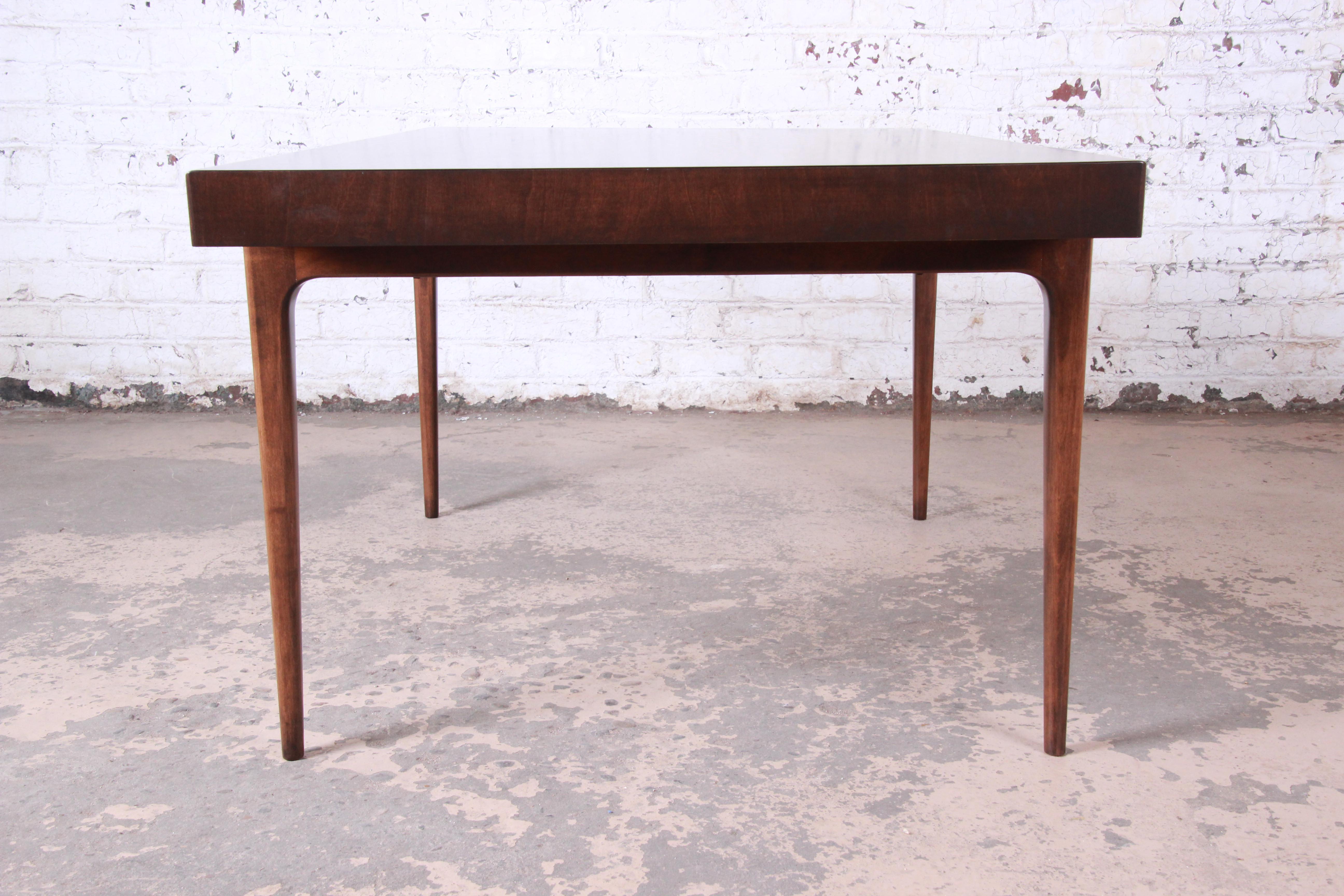 Edmond Spence Swedish Modern Extension Dining Table, Newly Refinished 4