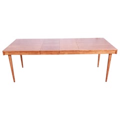 Edmond Spence Swedish Modern Maple Extension Dining Table, Newly Restored