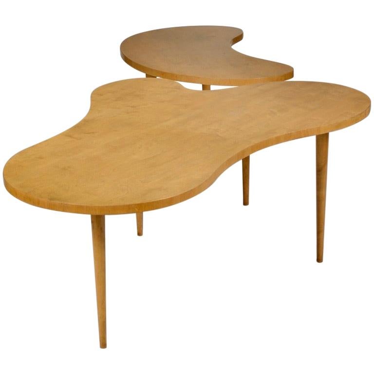Edmond Spence Two-Part Dining Table in Birch