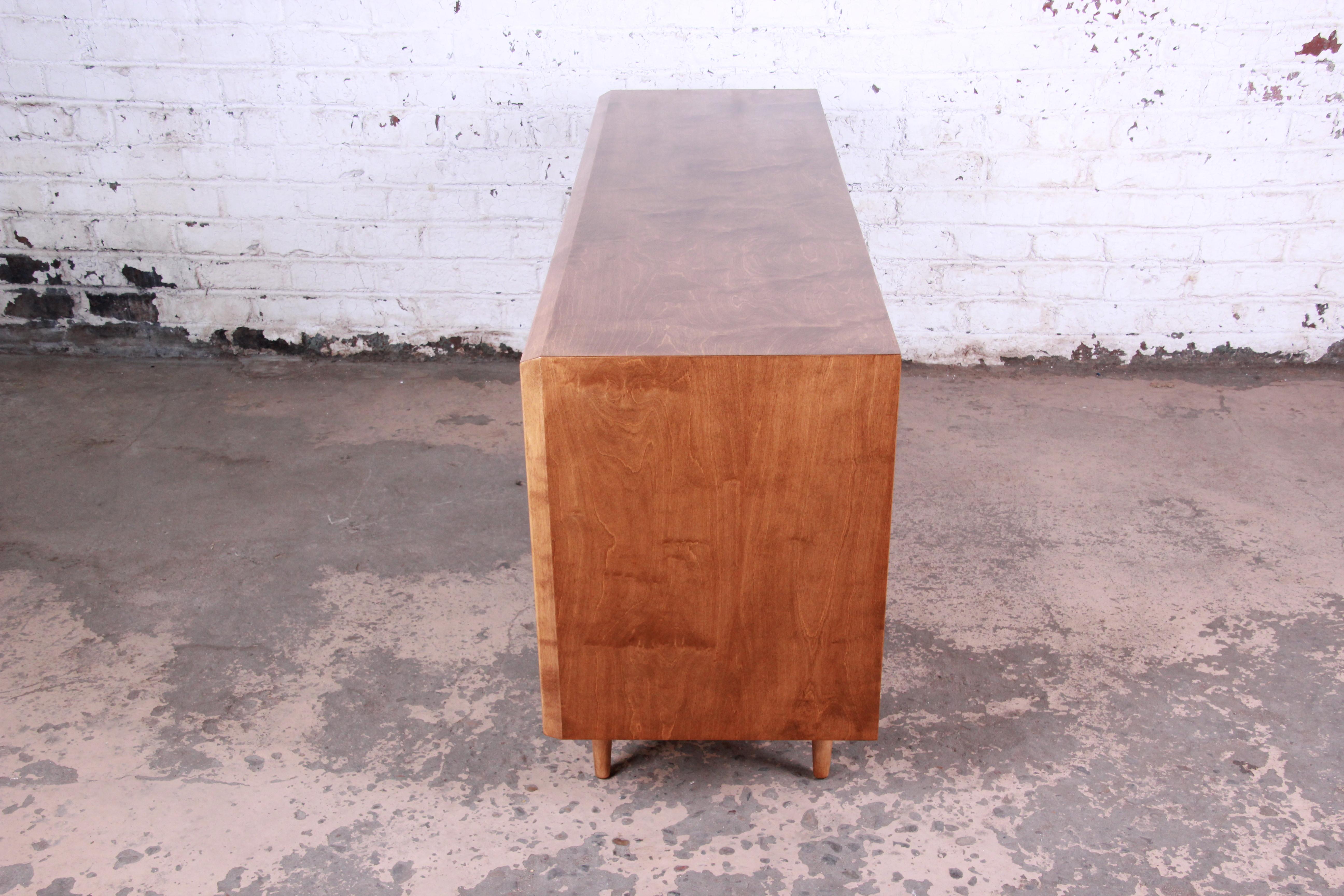 Birch Edmond Spence Wave Front Long Dresser or Credenza