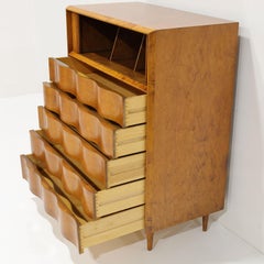 Edmond Spence Wavy Front Bachelor's Chest in Maple