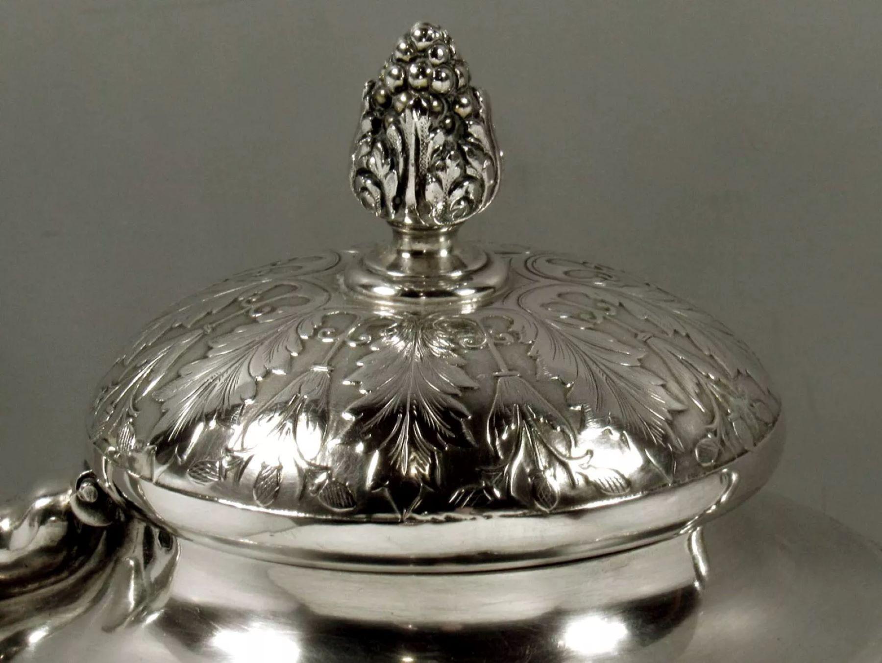 Edmond Tetard Juego de café o té de 5 piezas    C 1895 