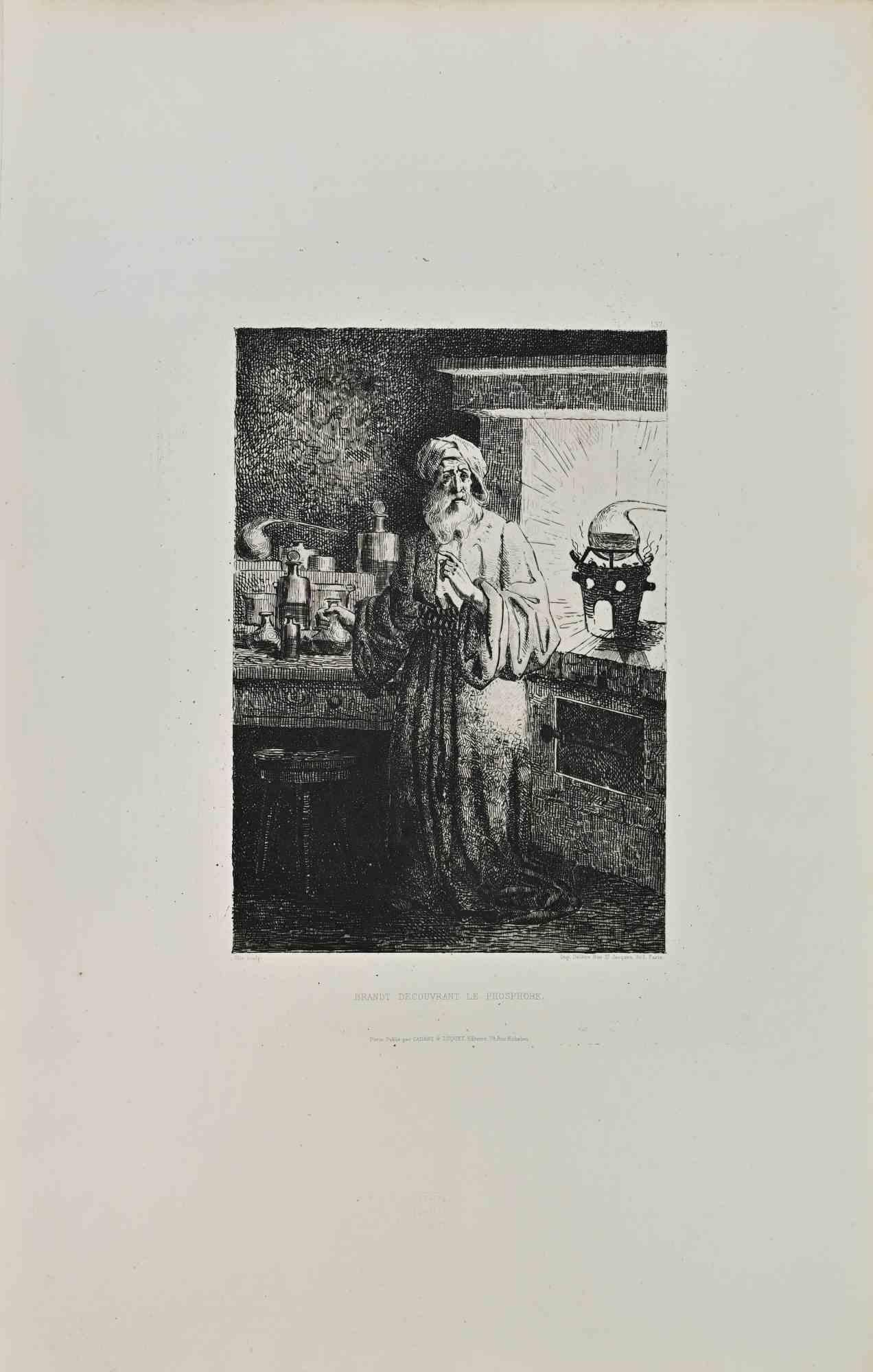 Etching on laid paper
Signed in plate lower left: E. Ulm
Published by Cadart &amp; Luquet, Éditeurs, 79 Rue Richelieu, Paris
With the blindstamp of the Société des Aquafortistes, lower margin
This finely executed etching by Edmond Ulm, Brandt