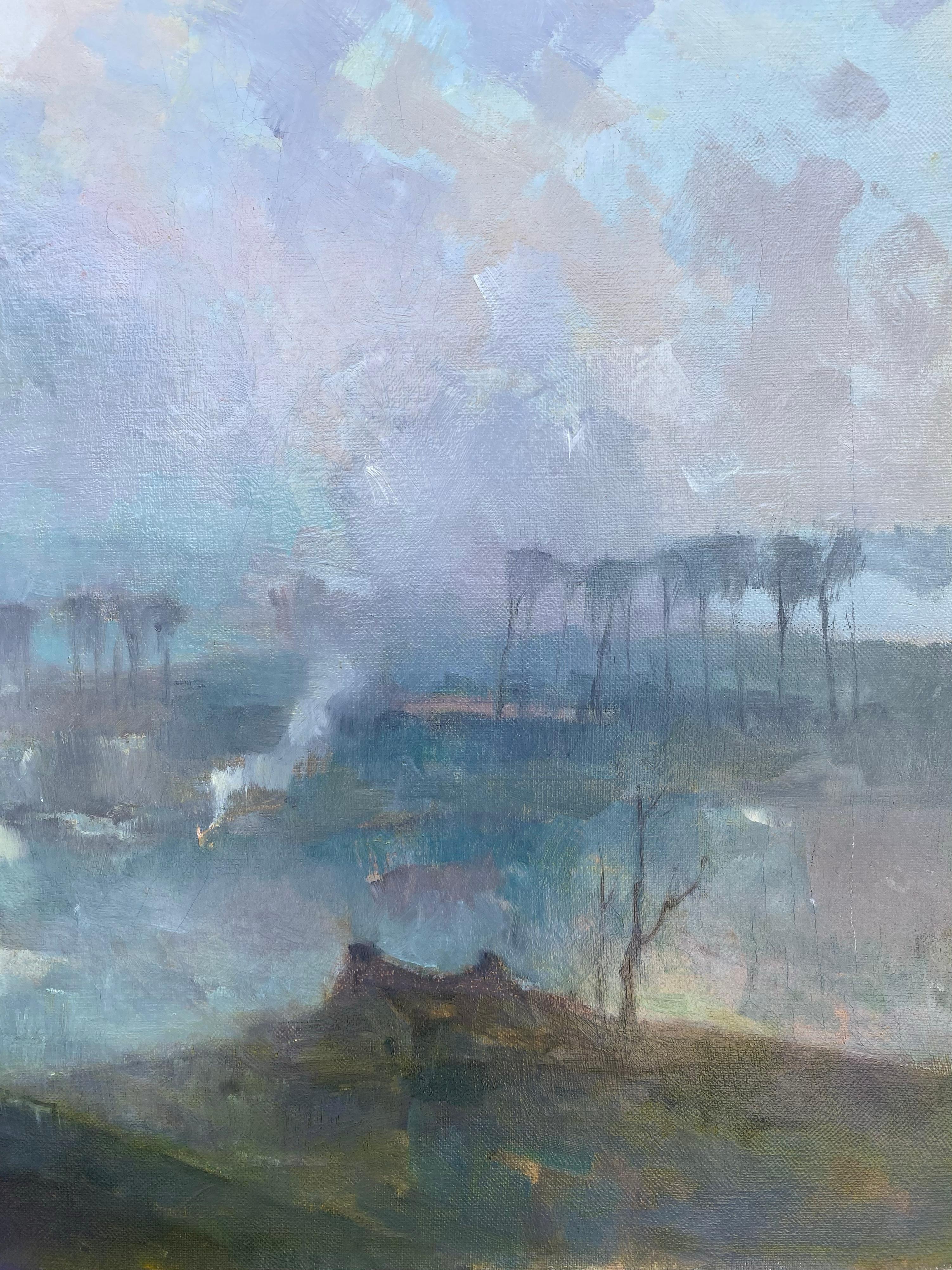 'Paesaggio tranquillo' di Edmond Van Dooren ( 1896 - Anversa - 1965 ) in vendita 1