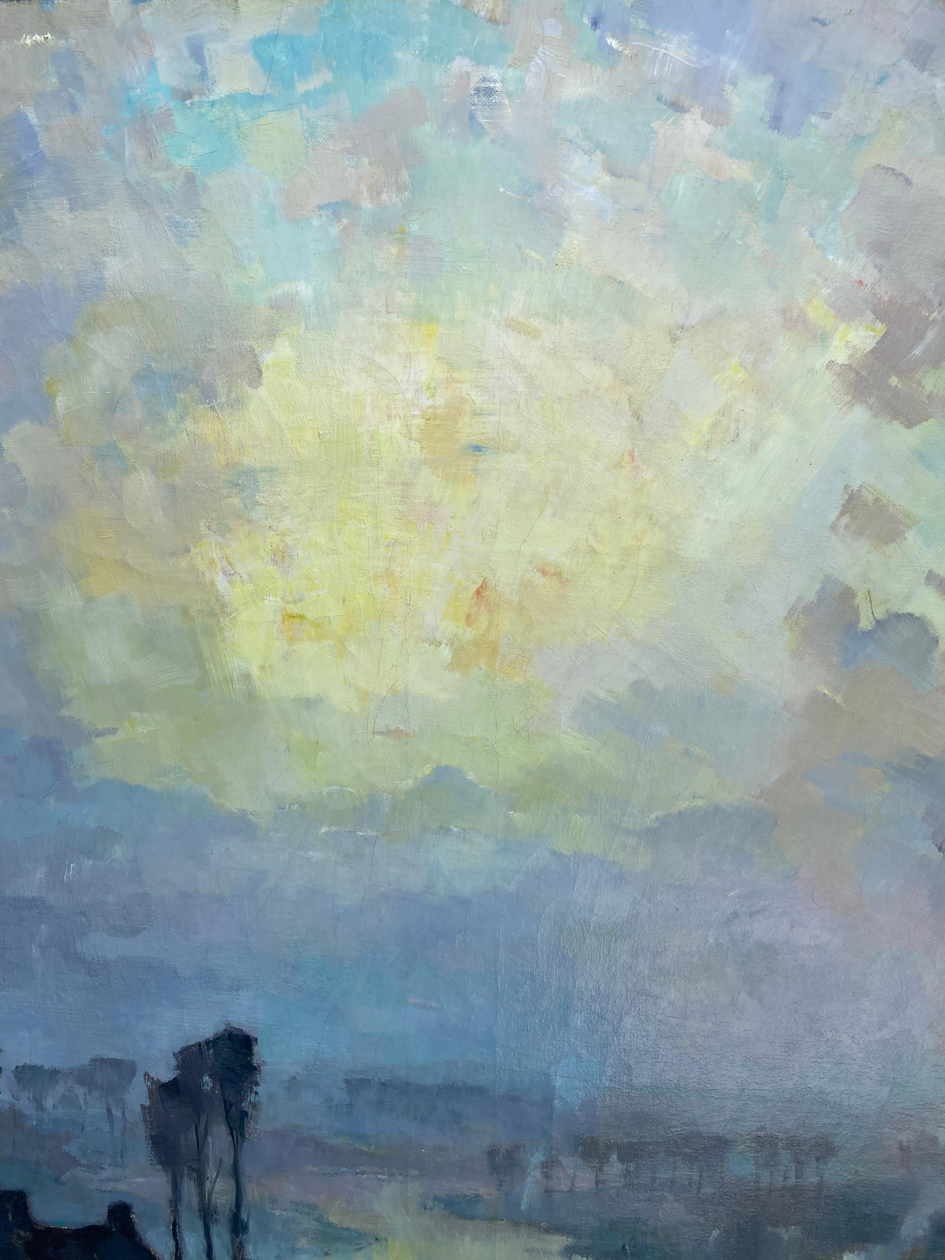 'Paesaggio tranquillo' di Edmond Van Dooren ( 1896 - Anversa - 1965 ) in vendita 3