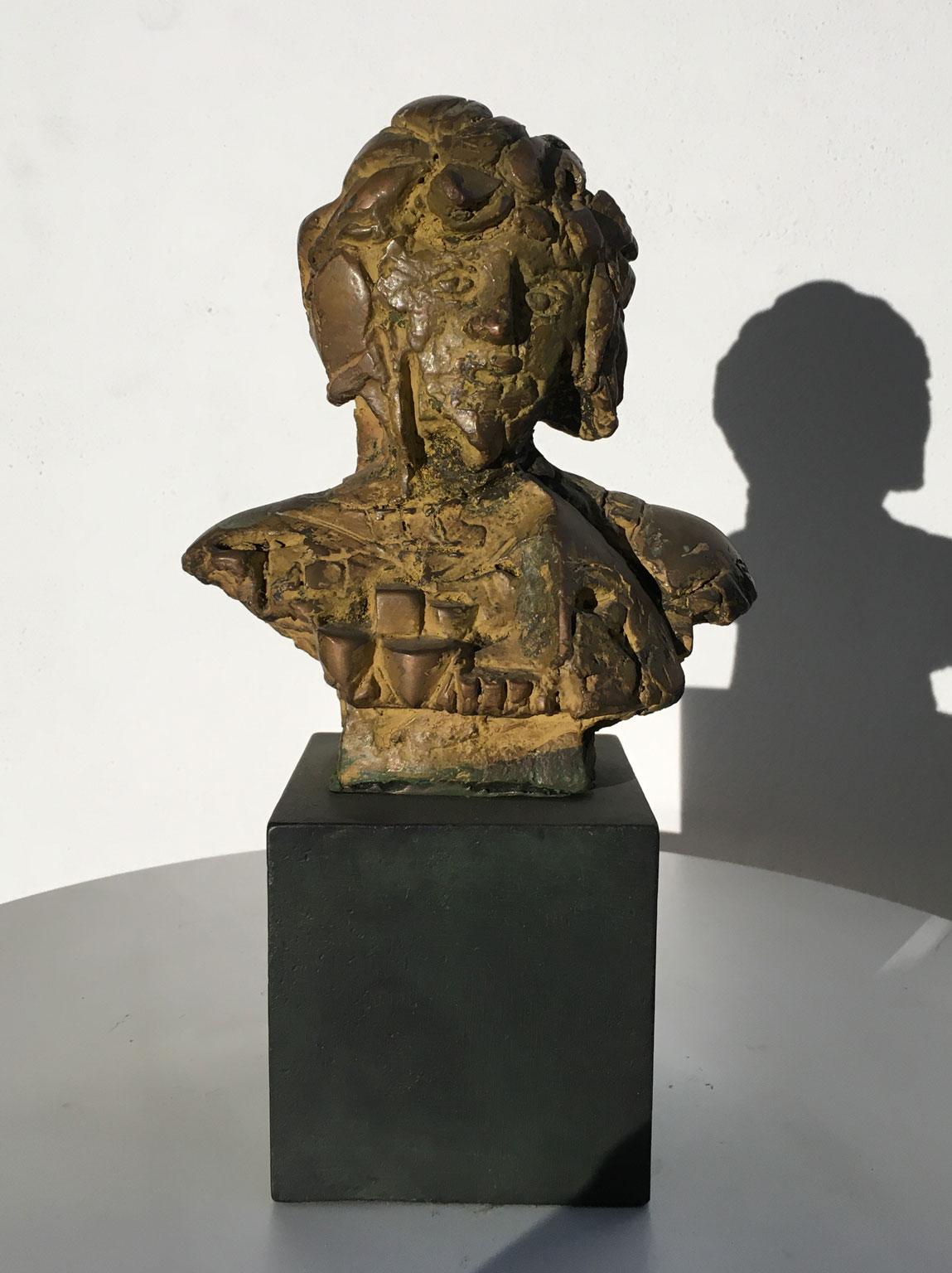 1980 Italy Bronze Sculpture by Edmondo Cirillo Title Ulisse For Sale 2