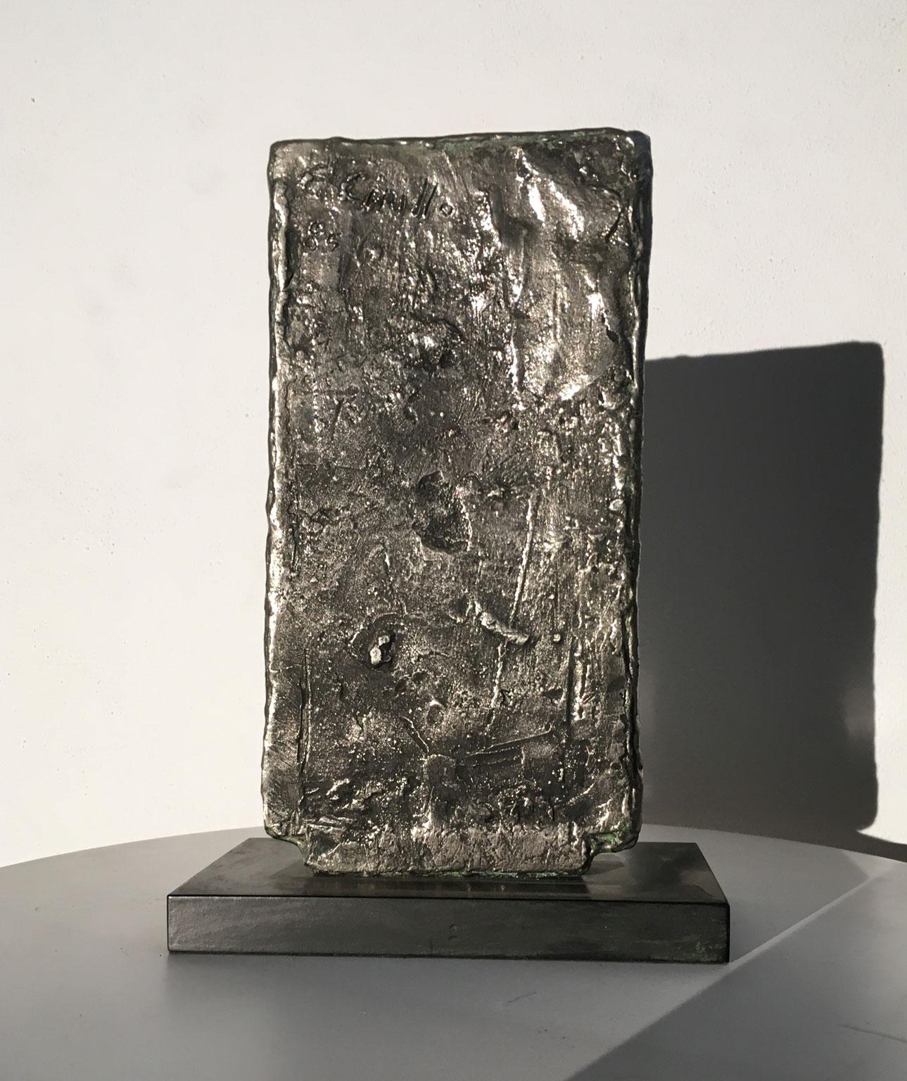 Sculpture abstraite en bronze d'Edmondo, Italie, 1985  Cirillo  Opus de façade en vente 8