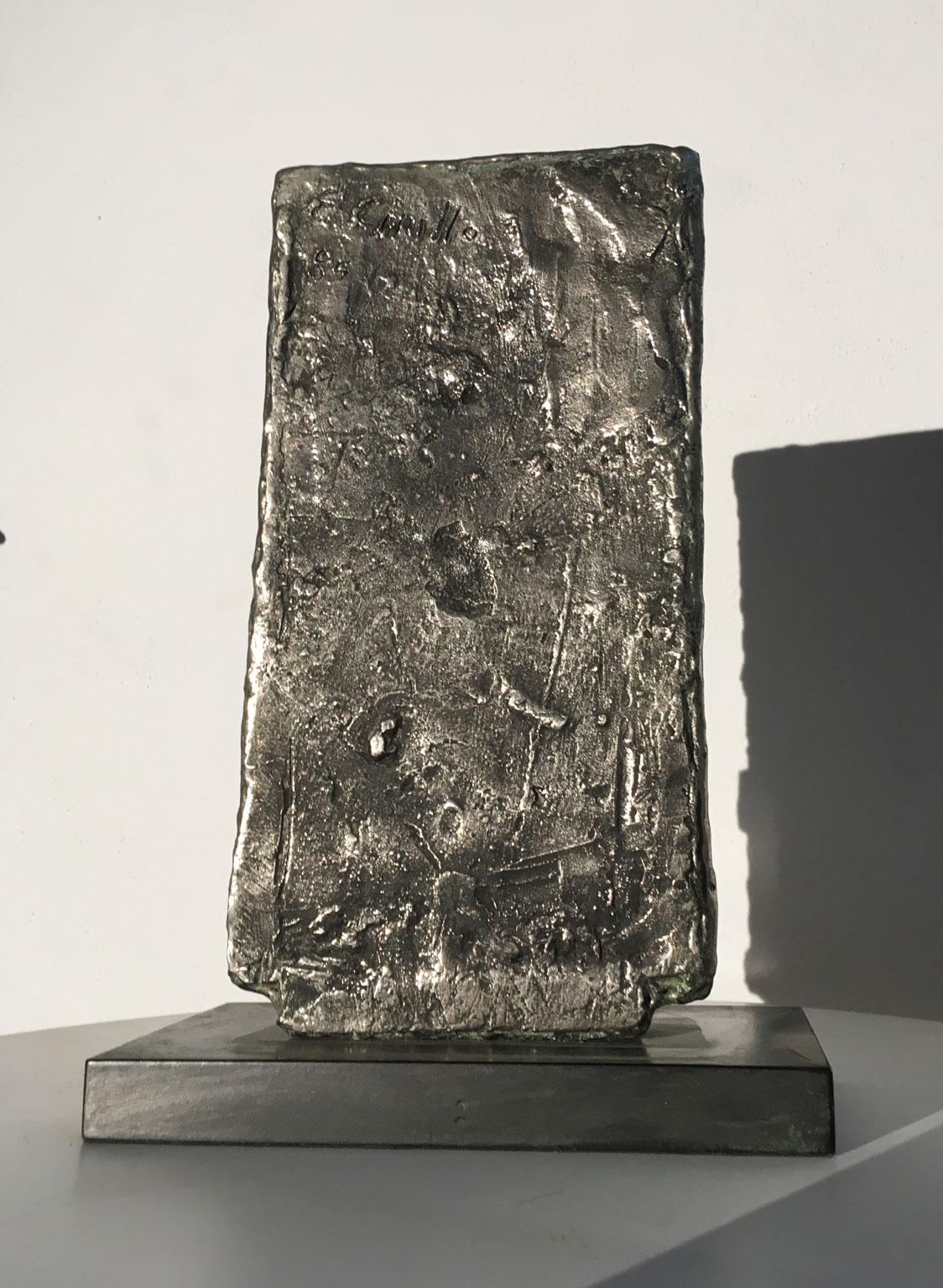 Sculpture abstraite en bronze d'Edmondo, Italie, 1985  Cirillo  Opus de façade en vente 10