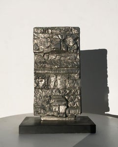 1985 Italia Escultura abstracta de bronce de Edmondo  Cirillo  Frente Opus