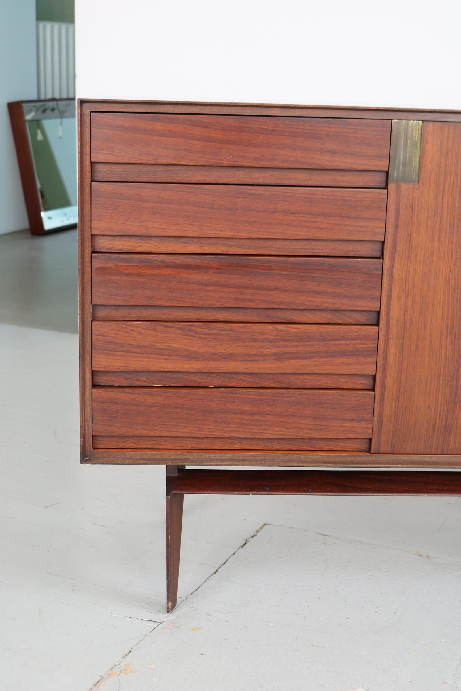 Edmondo Palutari Sideboard, Made by Dassi Mobili Iterni, 1960s For Sale 8