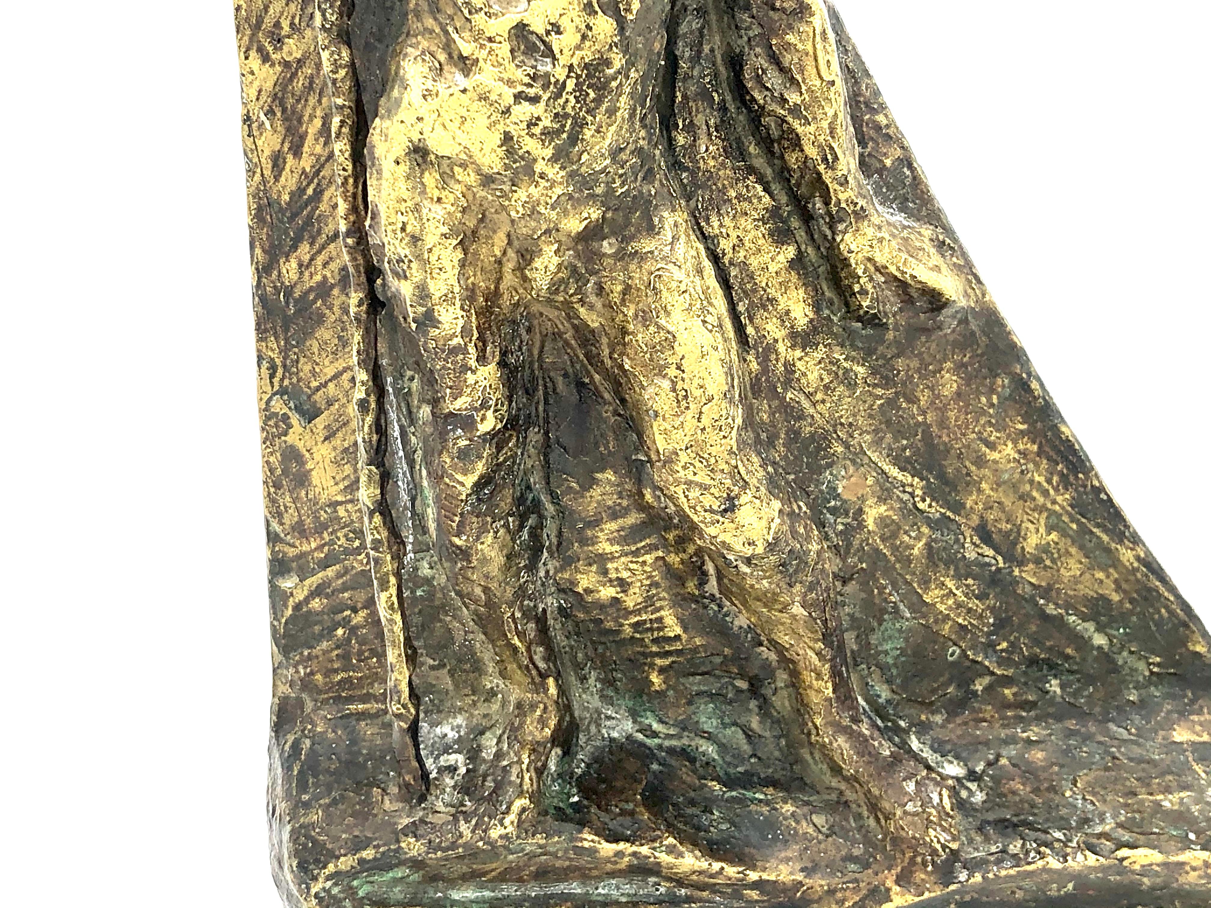 Edmont Moirignot Paris Sculpture Poseidon Neptun Trident Bronze For Sale 3