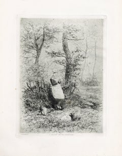 "Il m'aime un peu beaucoup" original etching