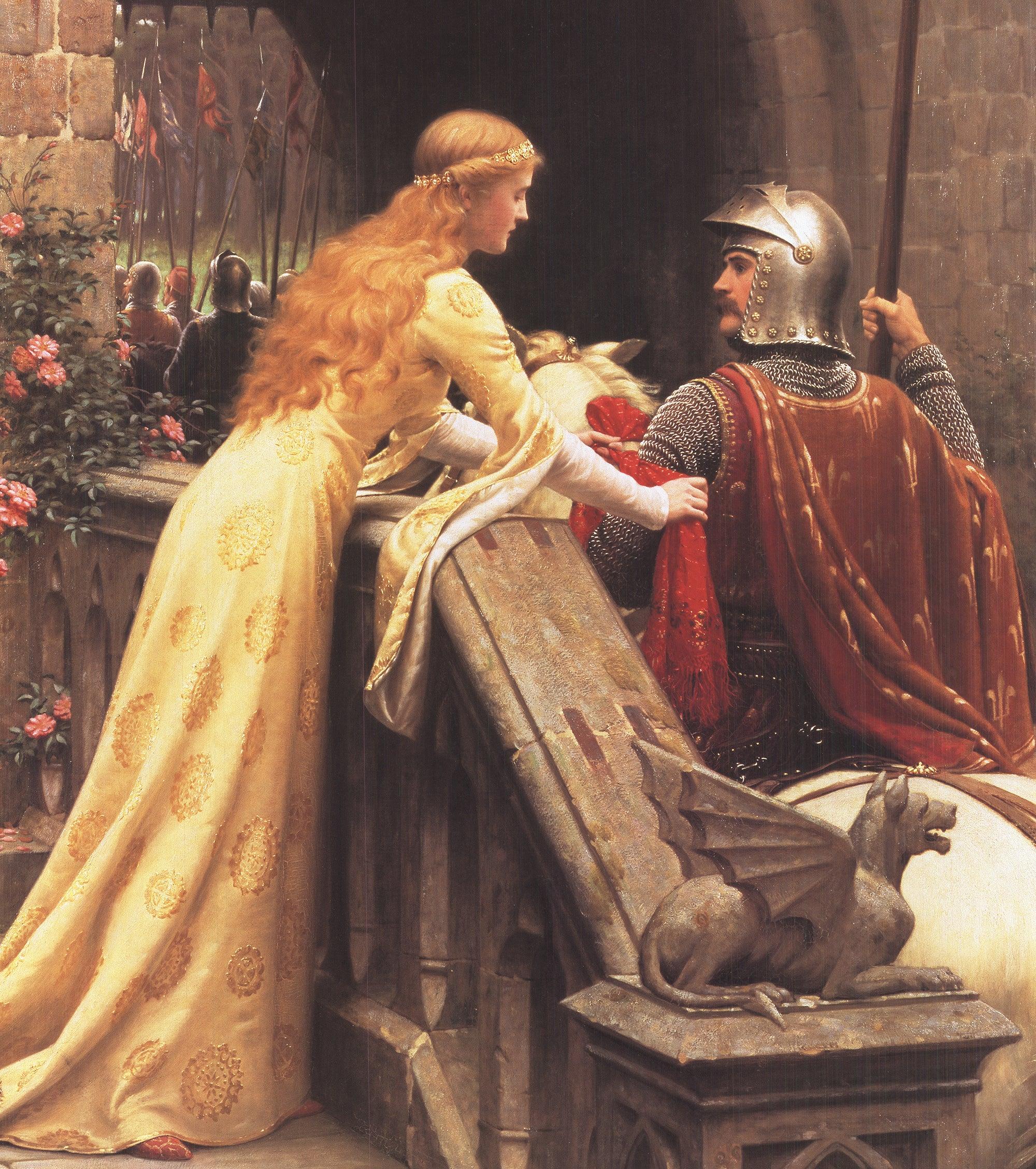 Edmund Blair Leighton 'God Speed' Offset Lithograph 2
